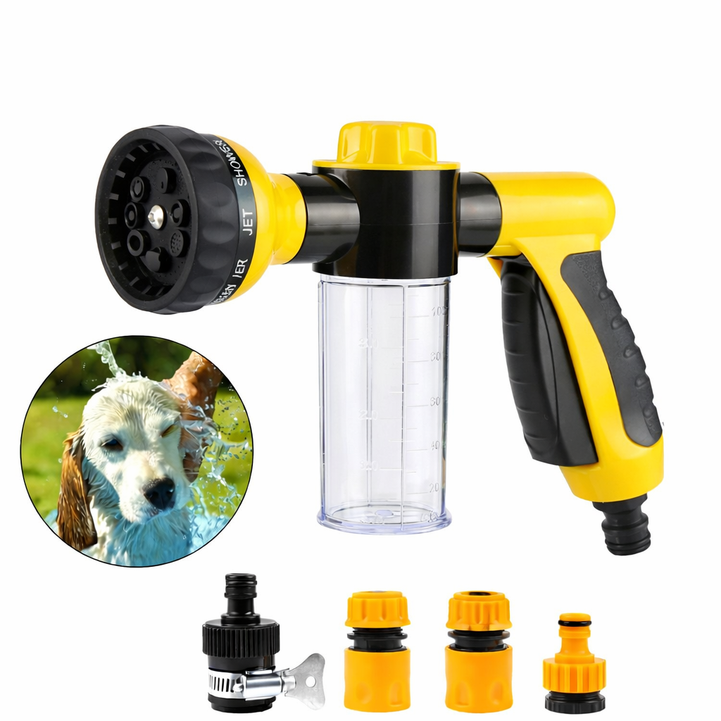 MudFree – 8-in-1 Hondendouche voor Snel en Comfortabel Wassen