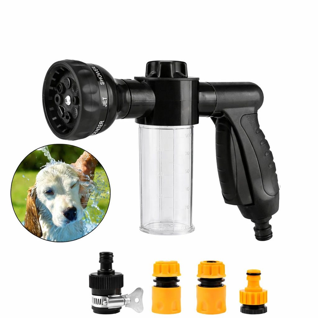 MudFree – 8-in-1 Hondendouche voor Snel en Comfortabel Wassen