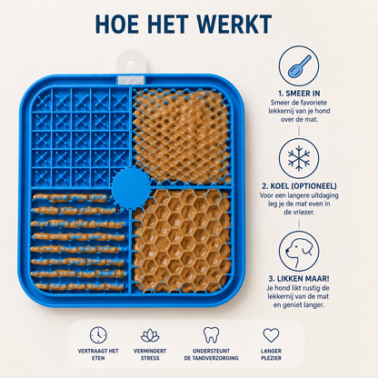 LickCalm – kalmeert stress en helpt tegen verveling en schrokken