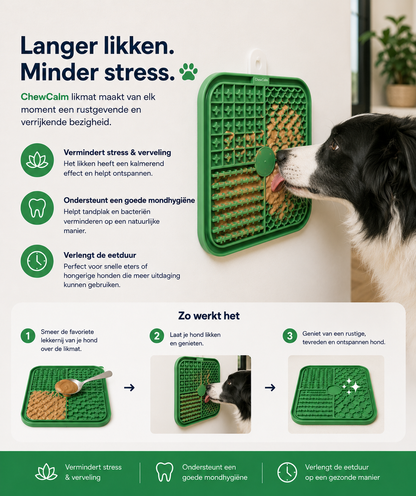 LickCalm – kalmeert stress en helpt tegen verveling en schrokken