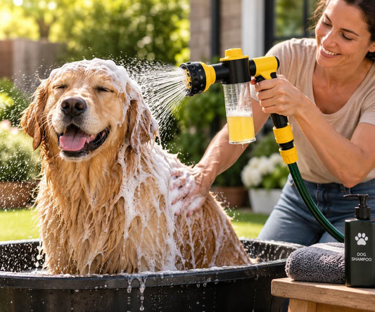 MudFree – Je hond eenvoudig buiten afspoelen