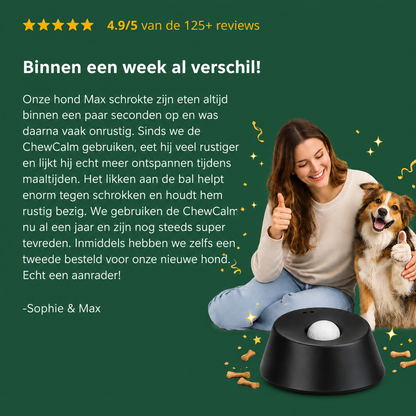 ChewCalm – voorkomt schrokken en ondersteunt een gezonde spijsvertering