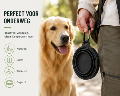 PopBowl – De opvouwbare voerbak voor onderweg